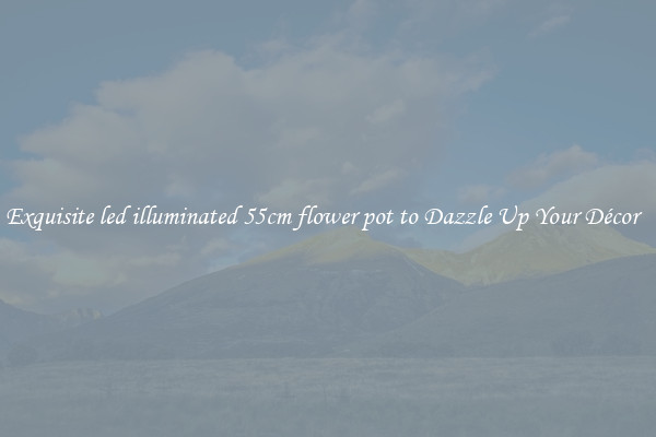 Exquisite led illuminated 55cm flower pot to Dazzle Up Your Décor  