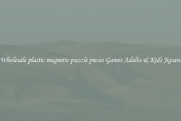 Wholesale plastic magnetic puzzle pieces Games Adults & Kids Jigsaw
