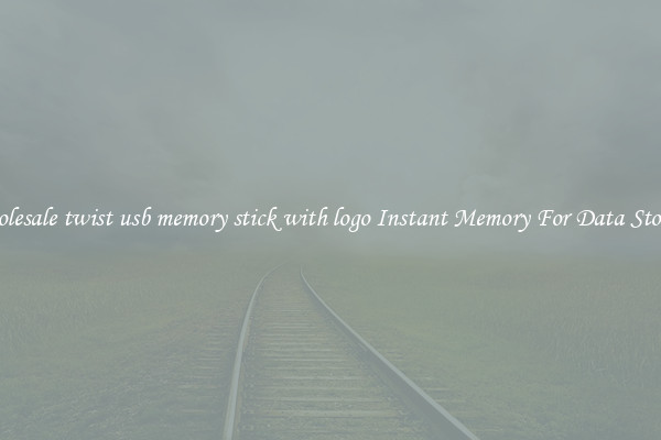 Wholesale twist usb memory stick with logo Instant Memory For Data Storage