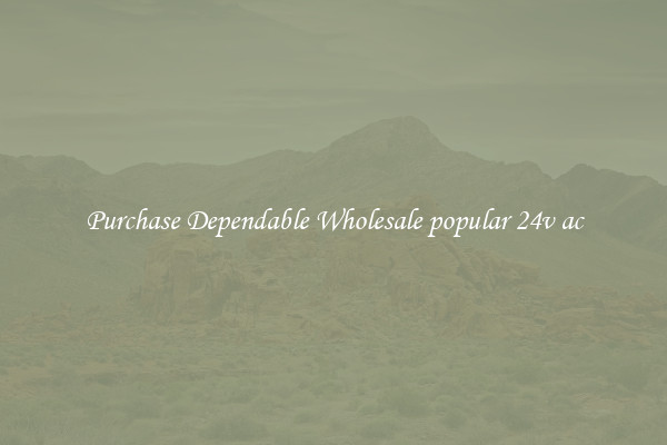 Purchase Dependable Wholesale popular 24v ac