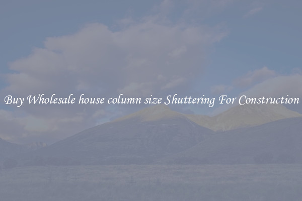 Buy Wholesale house column size Shuttering For Construction