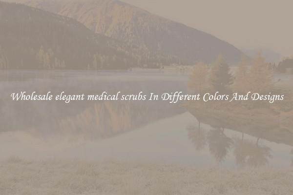Wholesale elegant medical scrubs In Different Colors And Designs