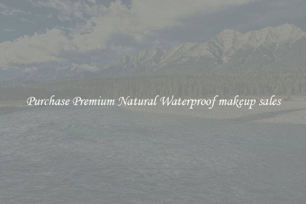 Purchase Premium Natural Waterproof makeup sales