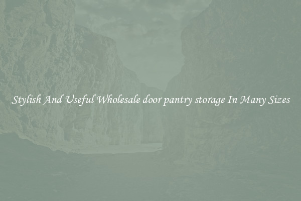Stylish And Useful Wholesale door pantry storage In Many Sizes